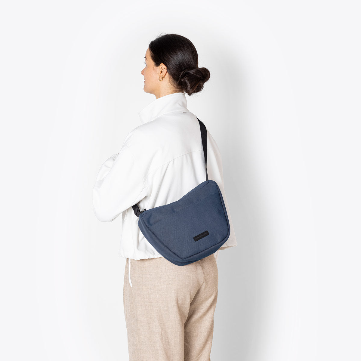 Adam Half-Moon Bag - Dark Navy / Mini