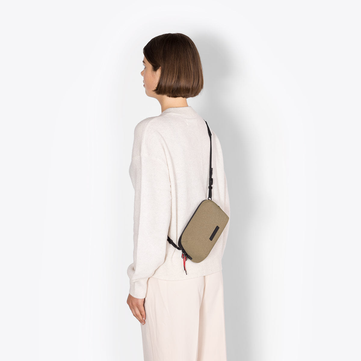 Ando Crossbody Bag - Olive Reflective / Medium