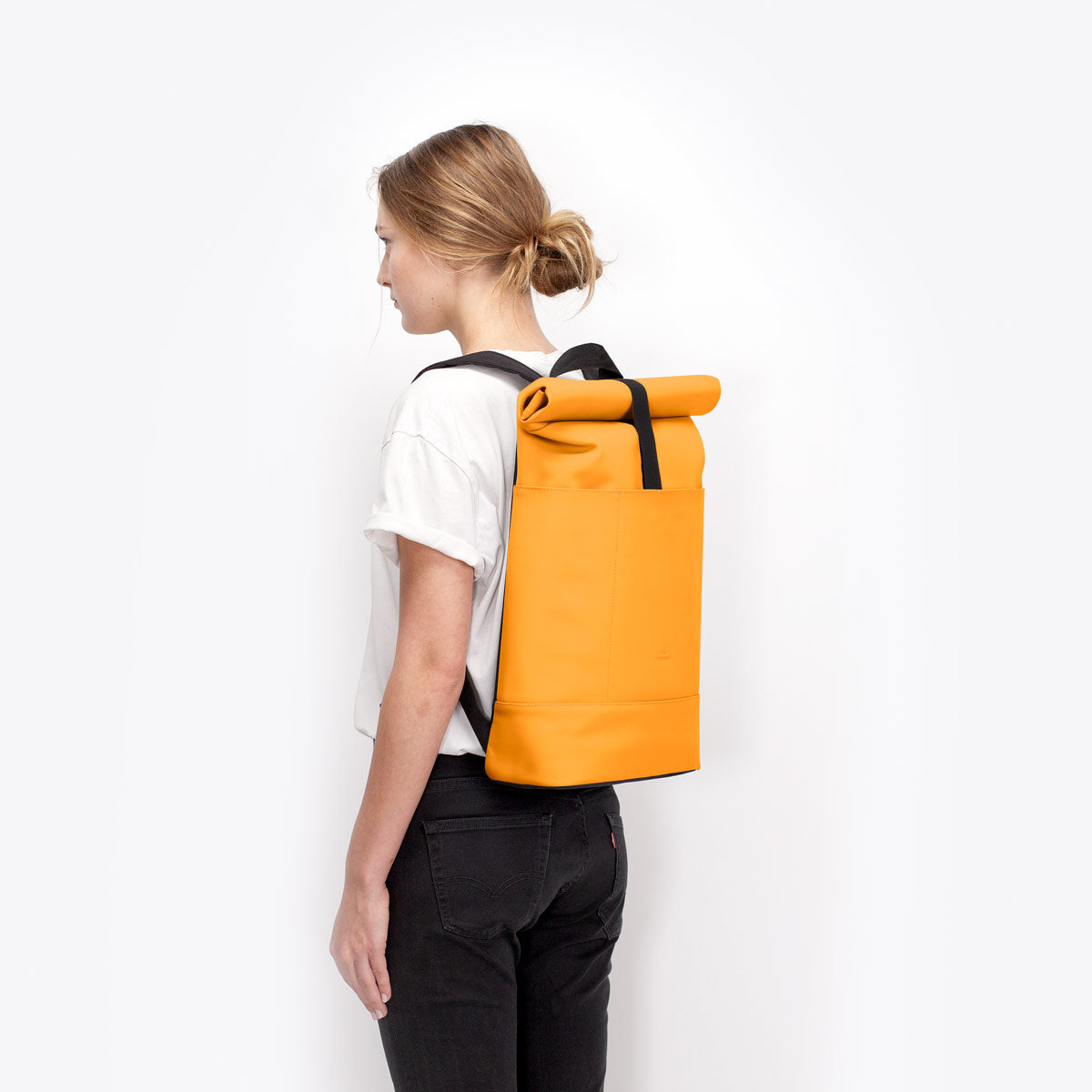 Hajo Roll-Top Backpack - Amber / Medium