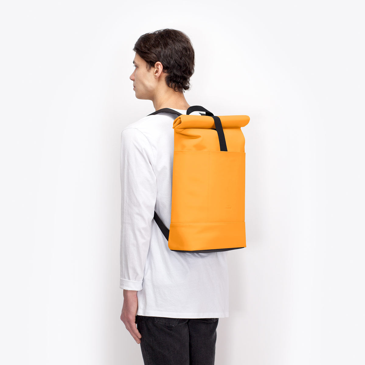 Hajo Roll-Top Backpack - Amber / Medium