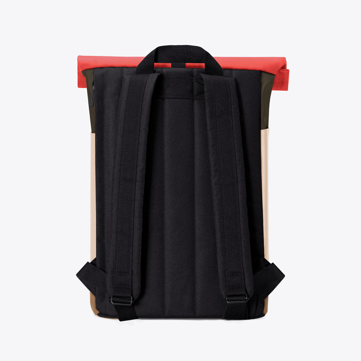 Hajo Roll-Top Backpack - Olive - Light Almond / Medium
