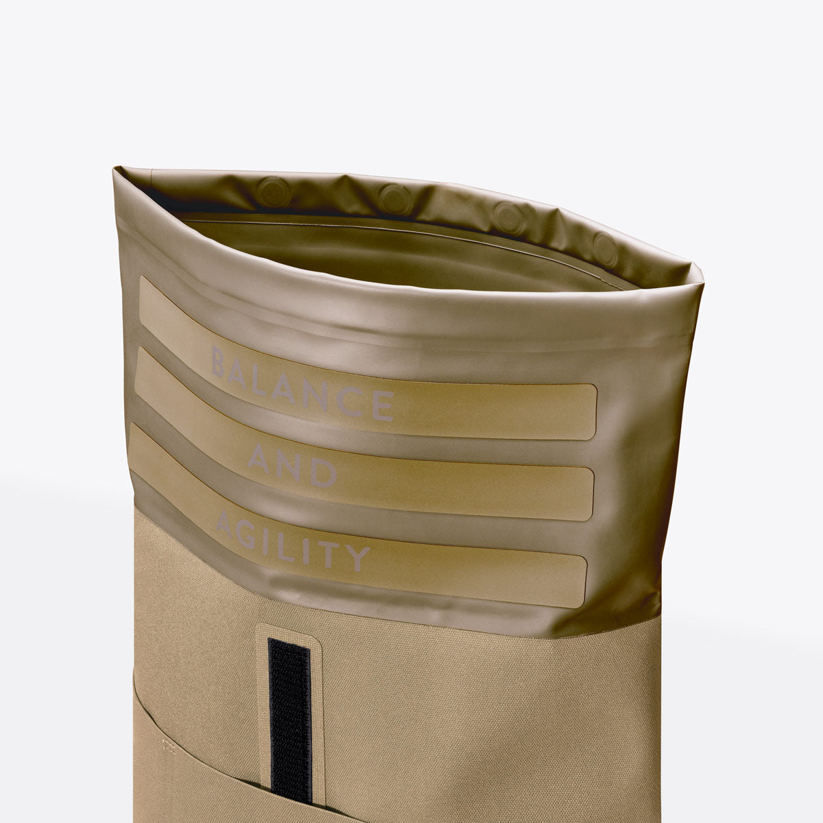 Hajo Roll-Top Backpack - Olive Reflective / Medium