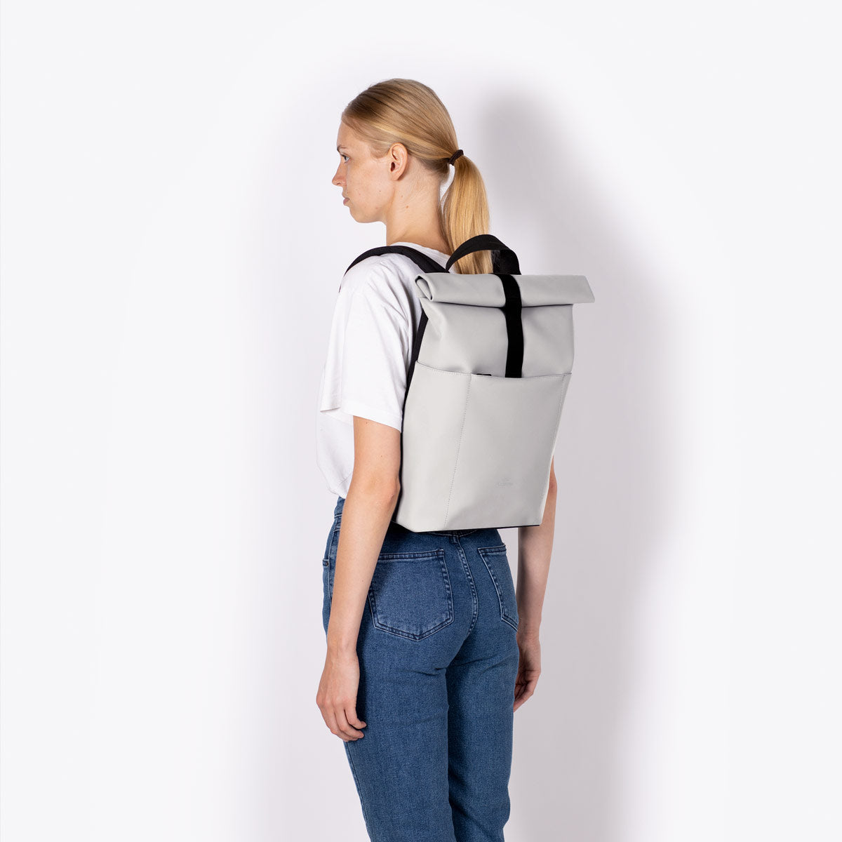 Hajo Roll-Top Backpack - Glacier Grey / Mini
