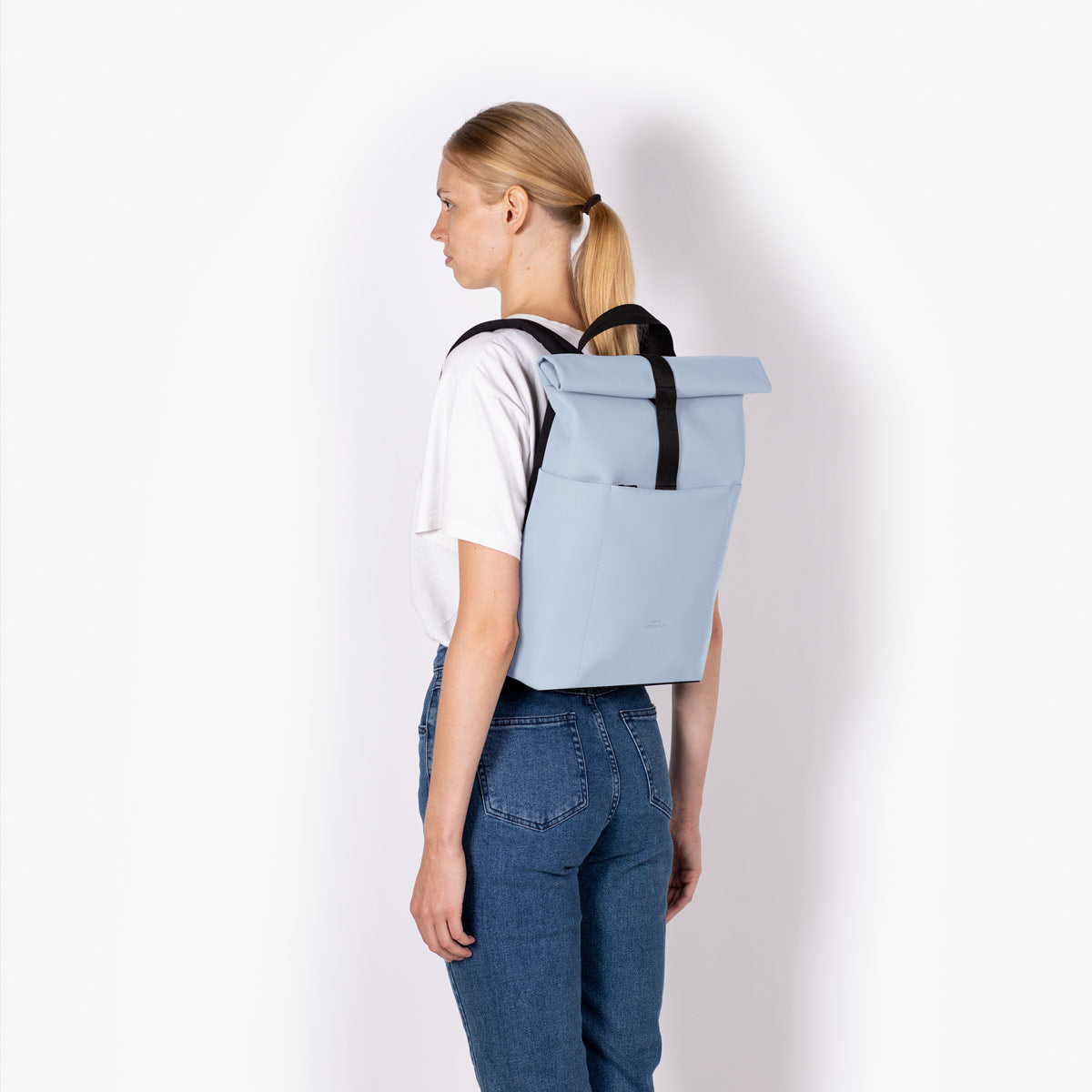 Hajo Roll-Top Backpack - Fog Blue / Mini