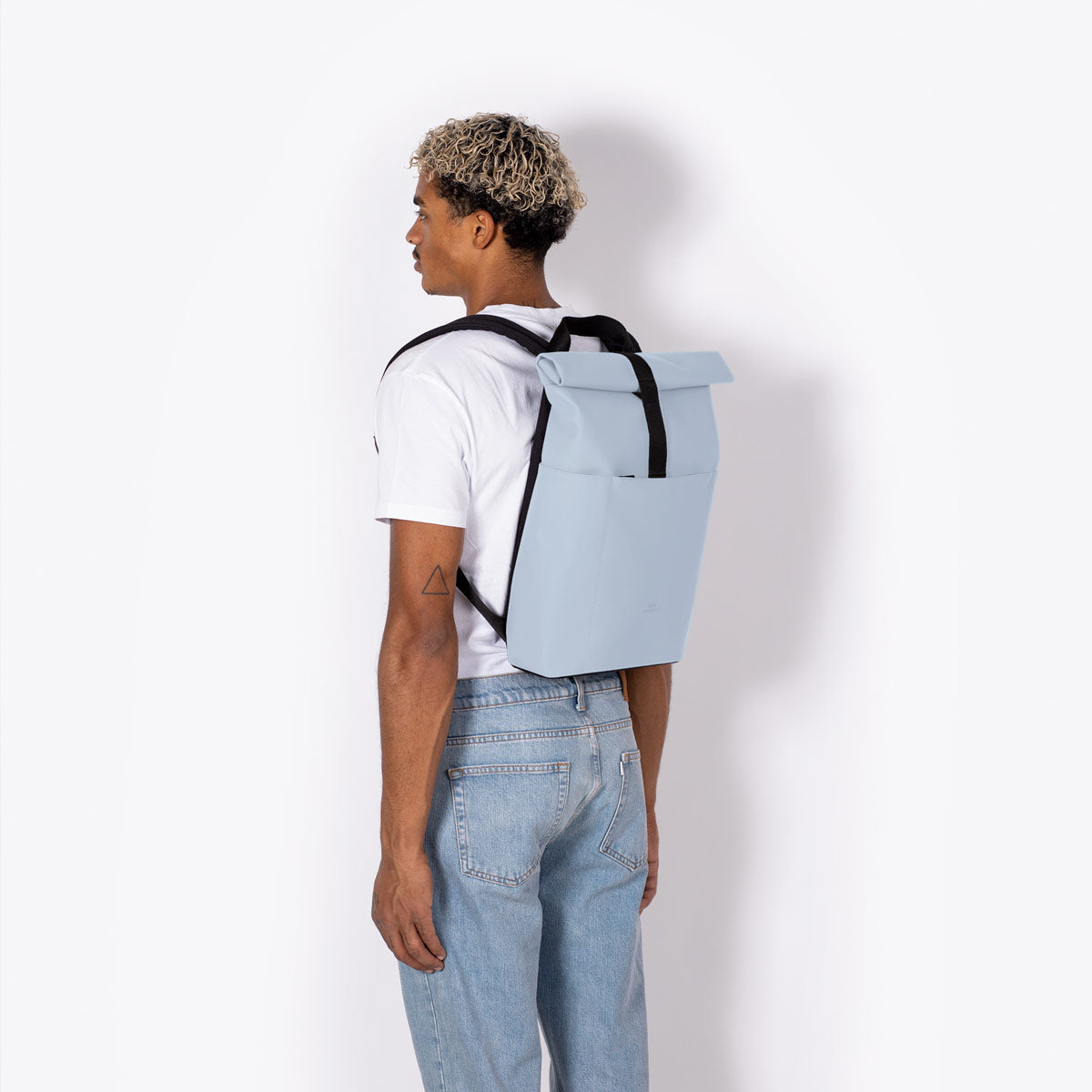 Hajo Roll-Top Backpack - Fog Blue / Mini