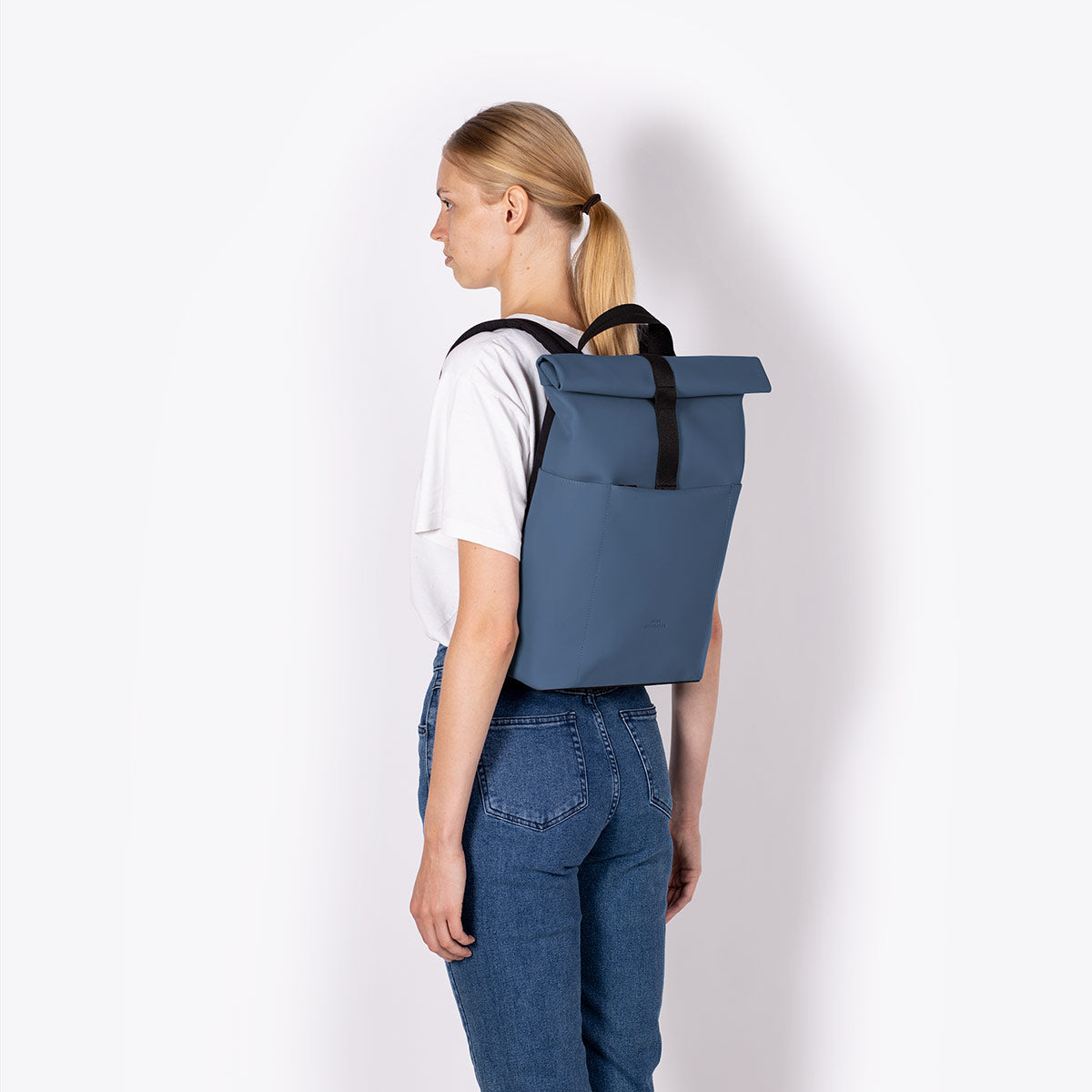 Hajo Roll-Top Backpack - Steel Blue / Mini