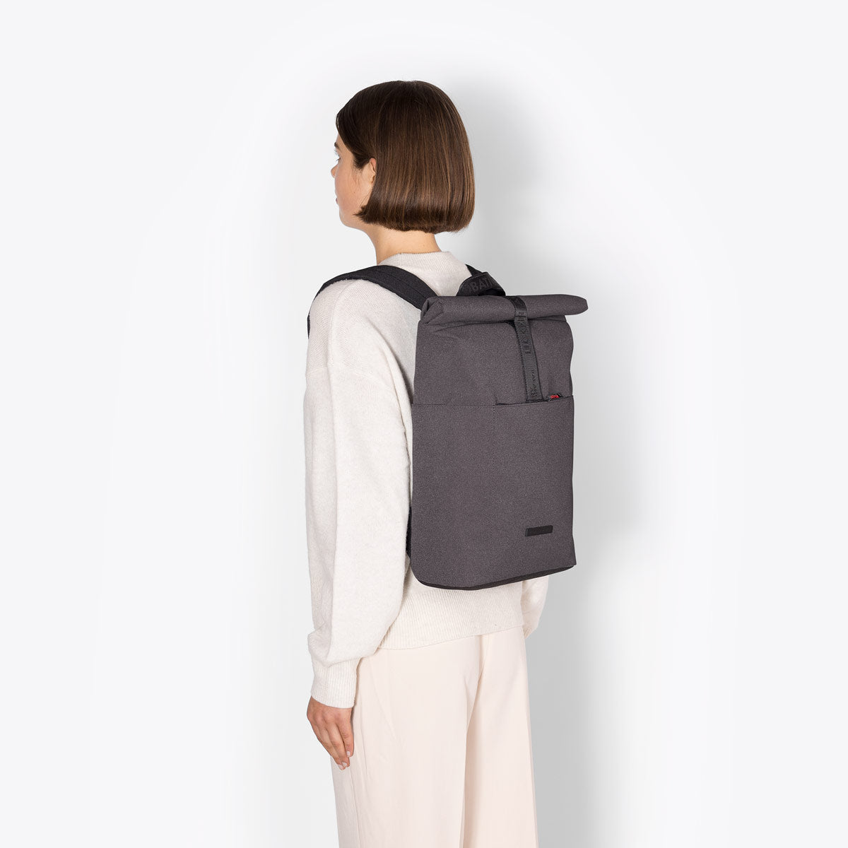 Hajo Roll-Top Backpack - Asphalt Reflective / Mini