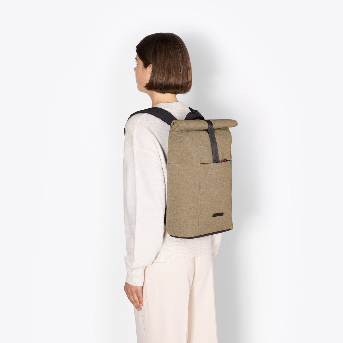 Hajo Roll-Top Backpack - Olive Reflective / Mini