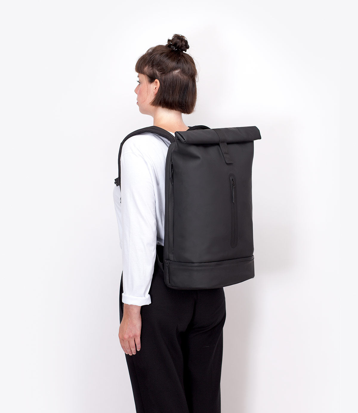 Hajo Pro Roll-Top Backpack - Black