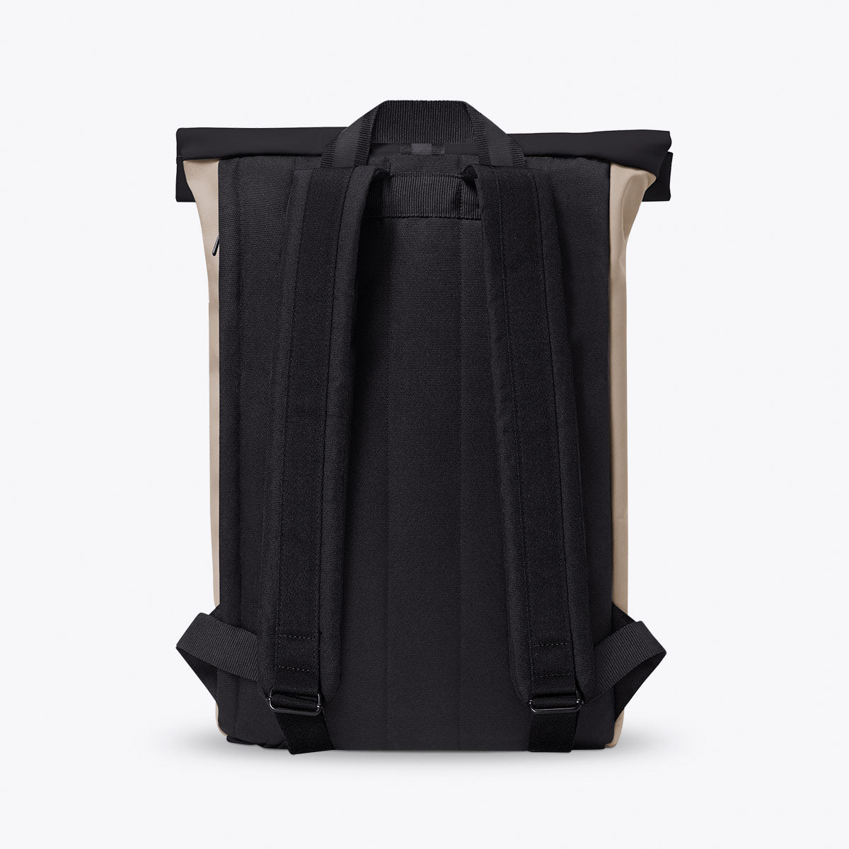 Jannik Roll-Top Backpack - Sand - Black / Medium