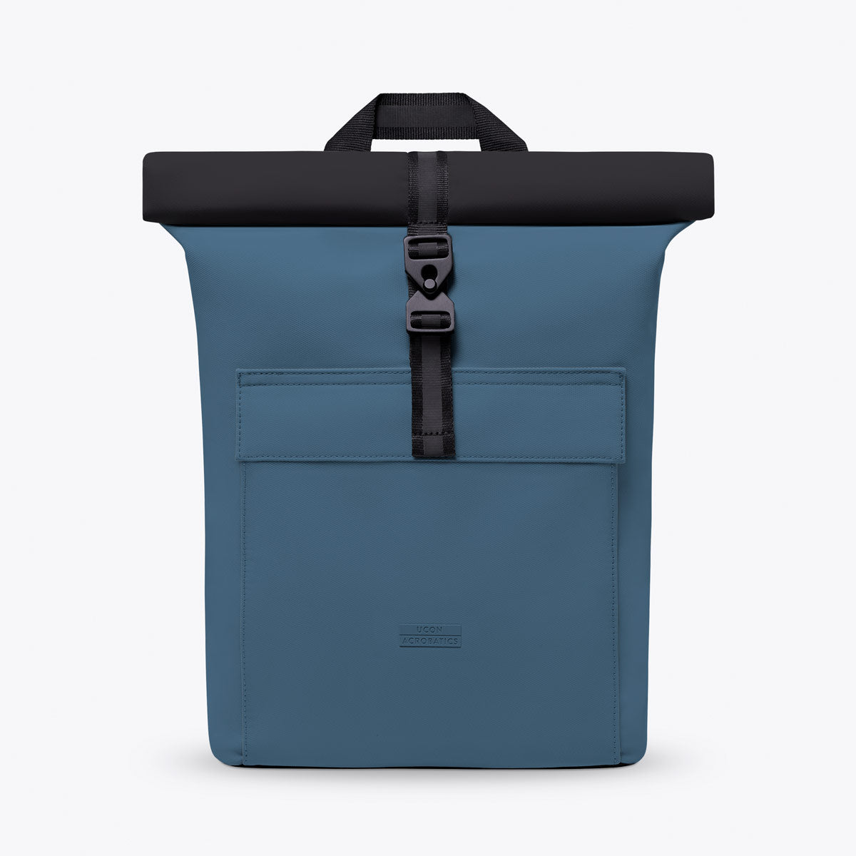Jasper Roll-Top Backpack - Petrol - Black / Medium