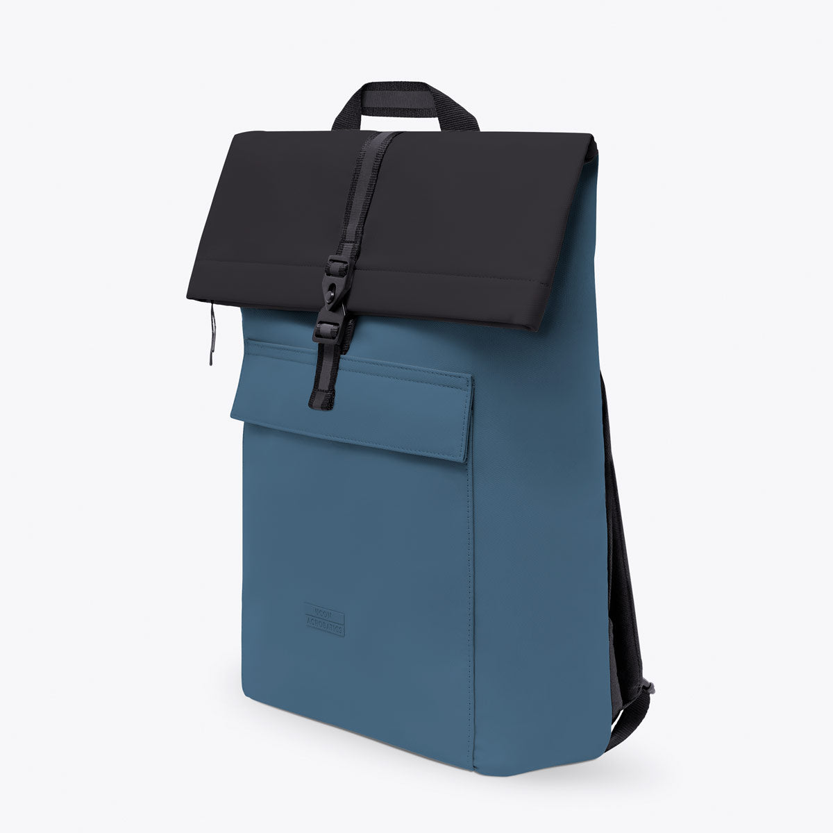 Jasper Roll-Top Backpack - Petrol - Black / Medium
