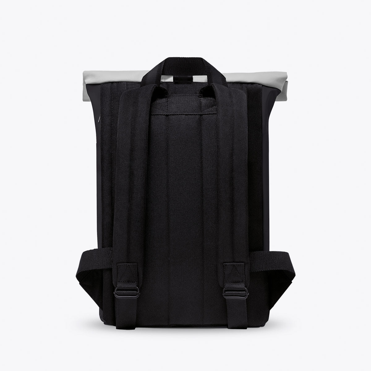 Jasper Roll-Top Backpack - Black - Light Grey / Mini