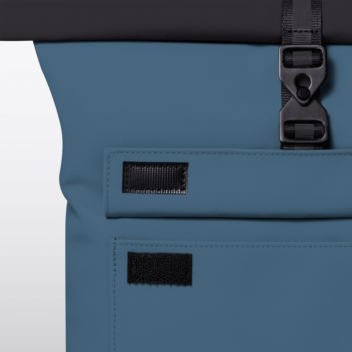Jasper Roll-Top Backpack - Petrol - Black / Mini