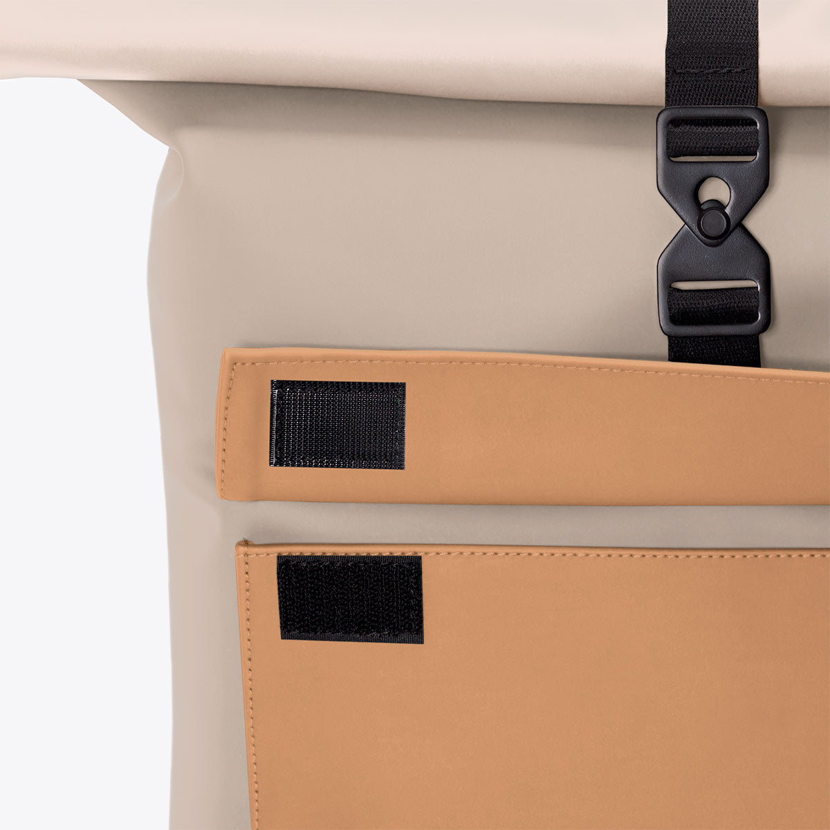 Jasper Roll-Top Backpack - Clay - Nude / Mini