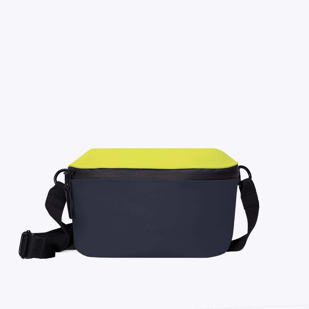 Jona Crossbody Bag - Acid Lime - Dark Navy / Medium