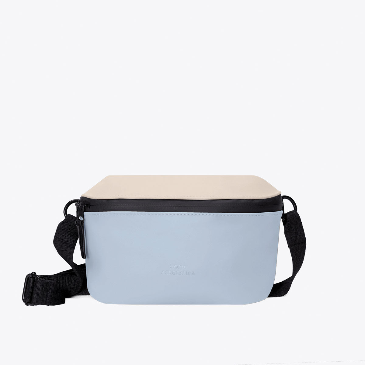 Jona Crossbody Bag - Light Sand - Fog Blue / Medium