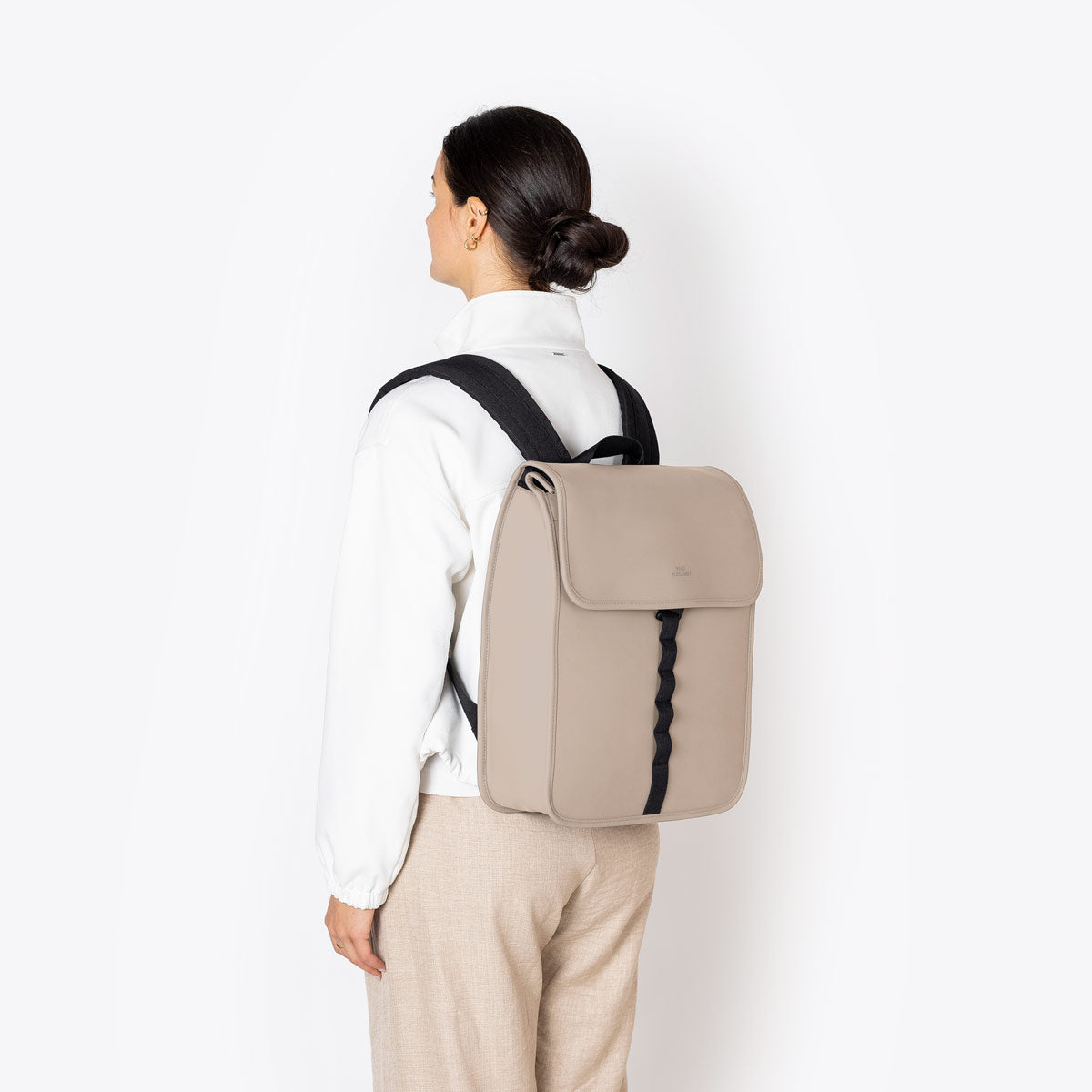 Kumo Flap-Top Backpack - Sand