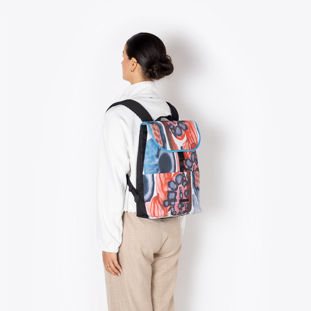 Mion Flap-Top Backpack - Emma Larsson Artwork