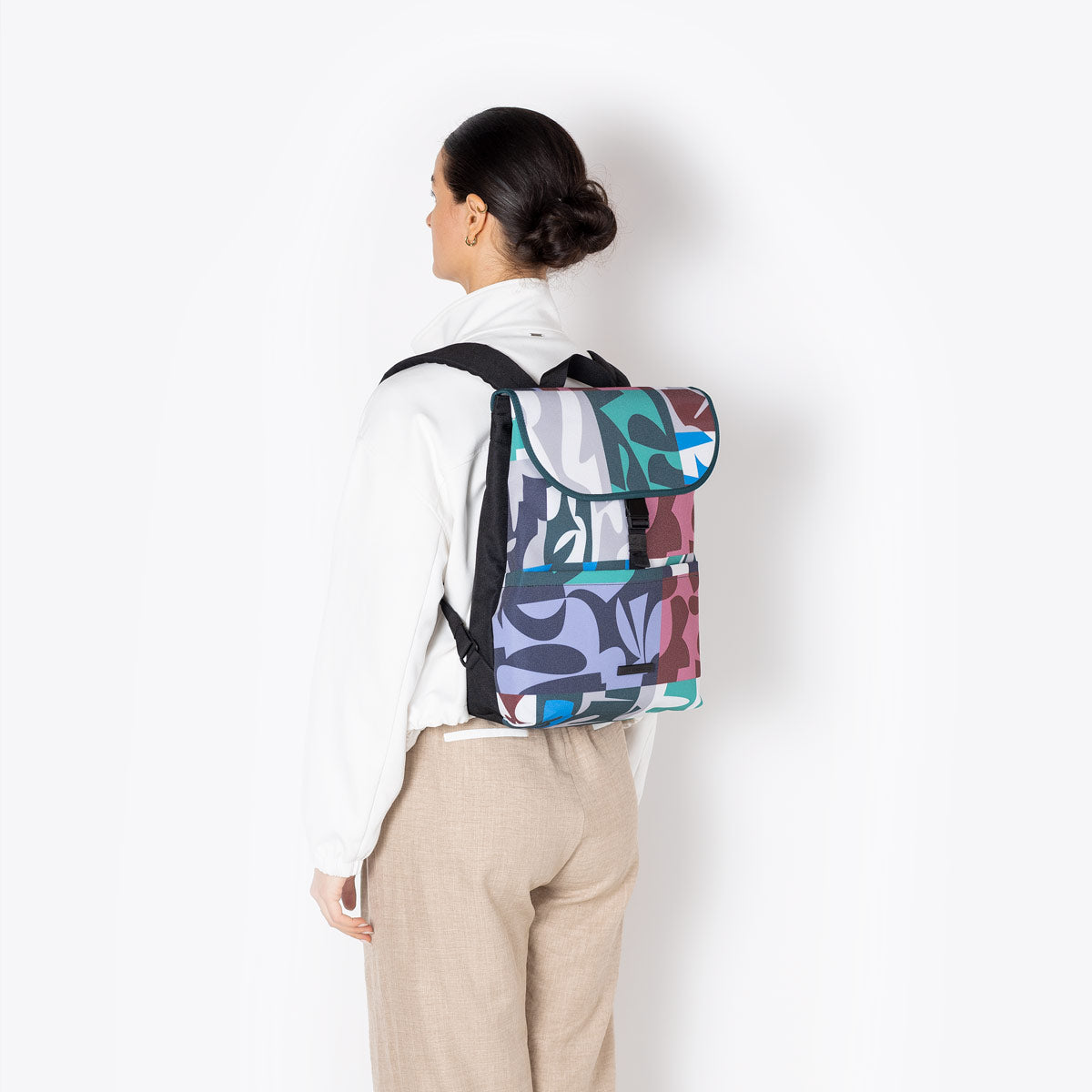 Mion Flat Top Backpack - Studio Feixen Artwork