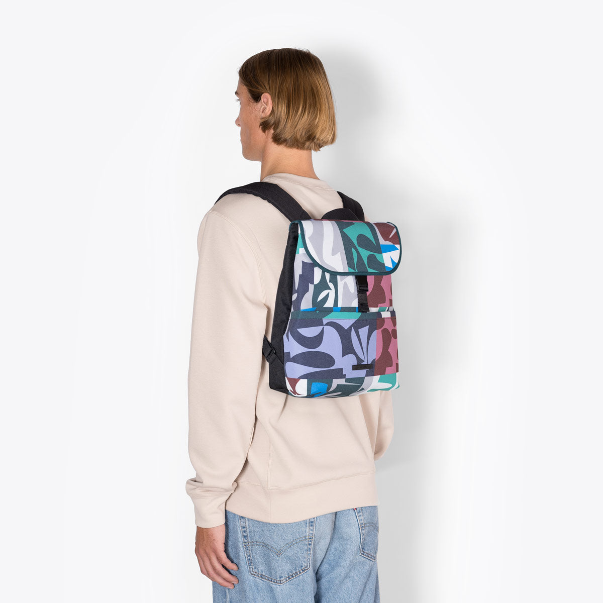 Mion Flat Top Backpack - Studio Feixen Artwork
