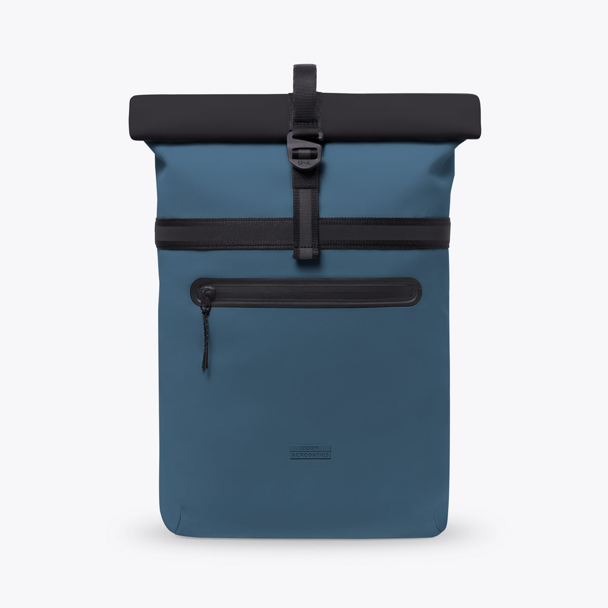 Niklas Roll-Top Backpack - Petrol - Black
