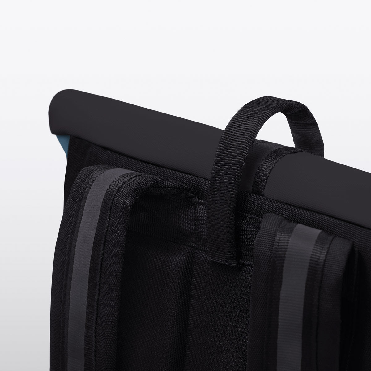 Niklas Roll-Top Backpack - Petrol - Black