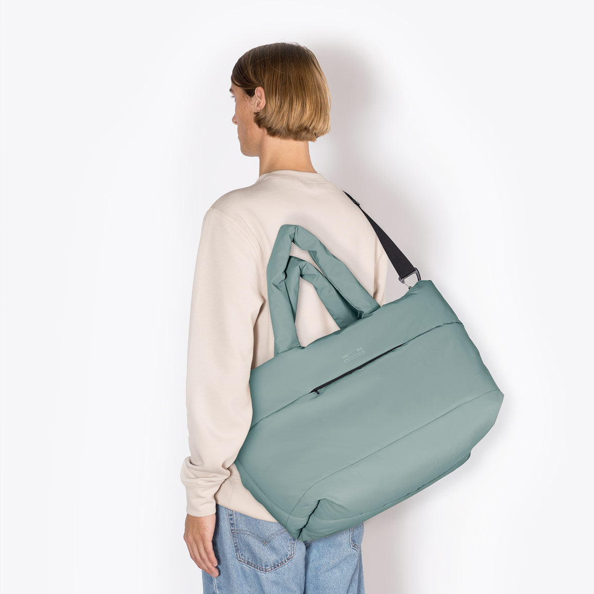Olivia Puffy Bag - Pine Green / Large