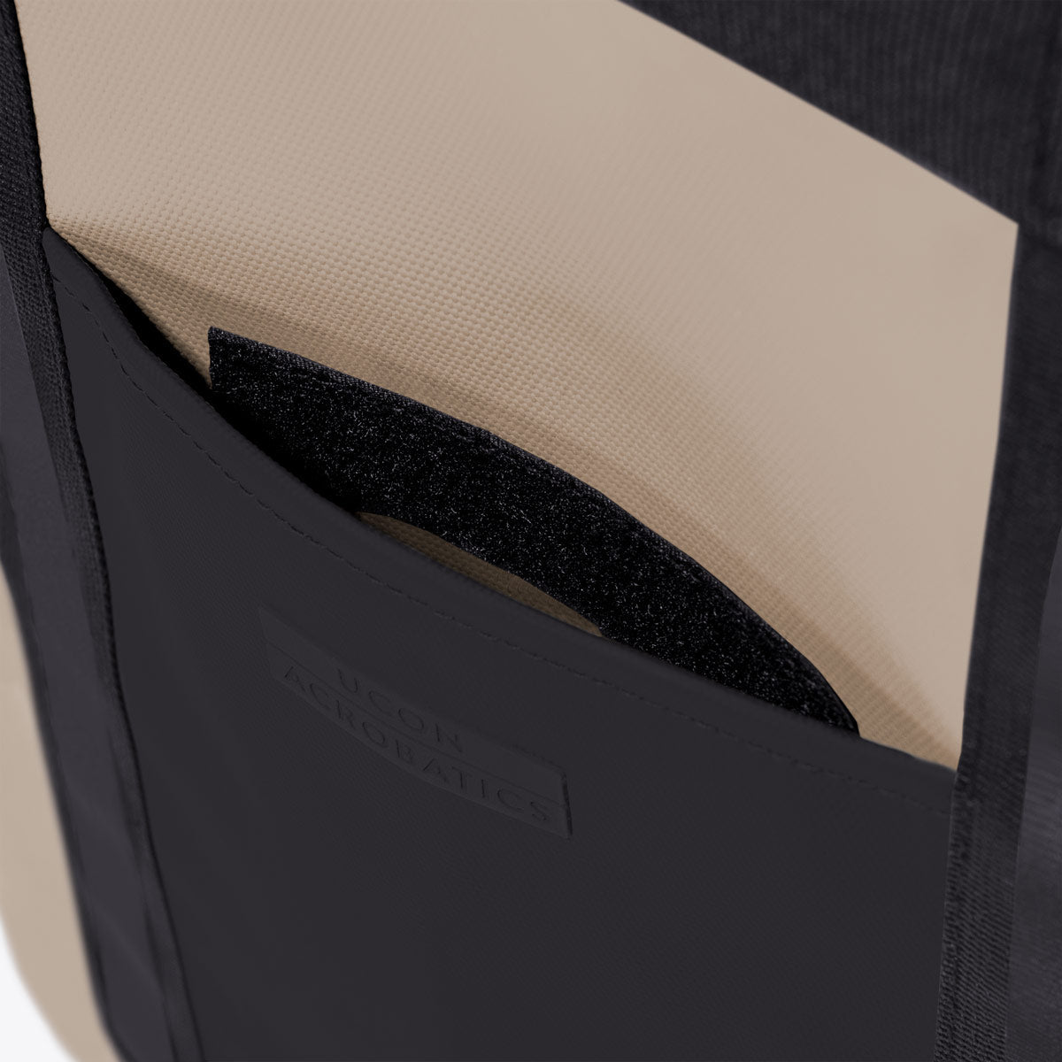 Ruben Tote Bag - Sand - Black