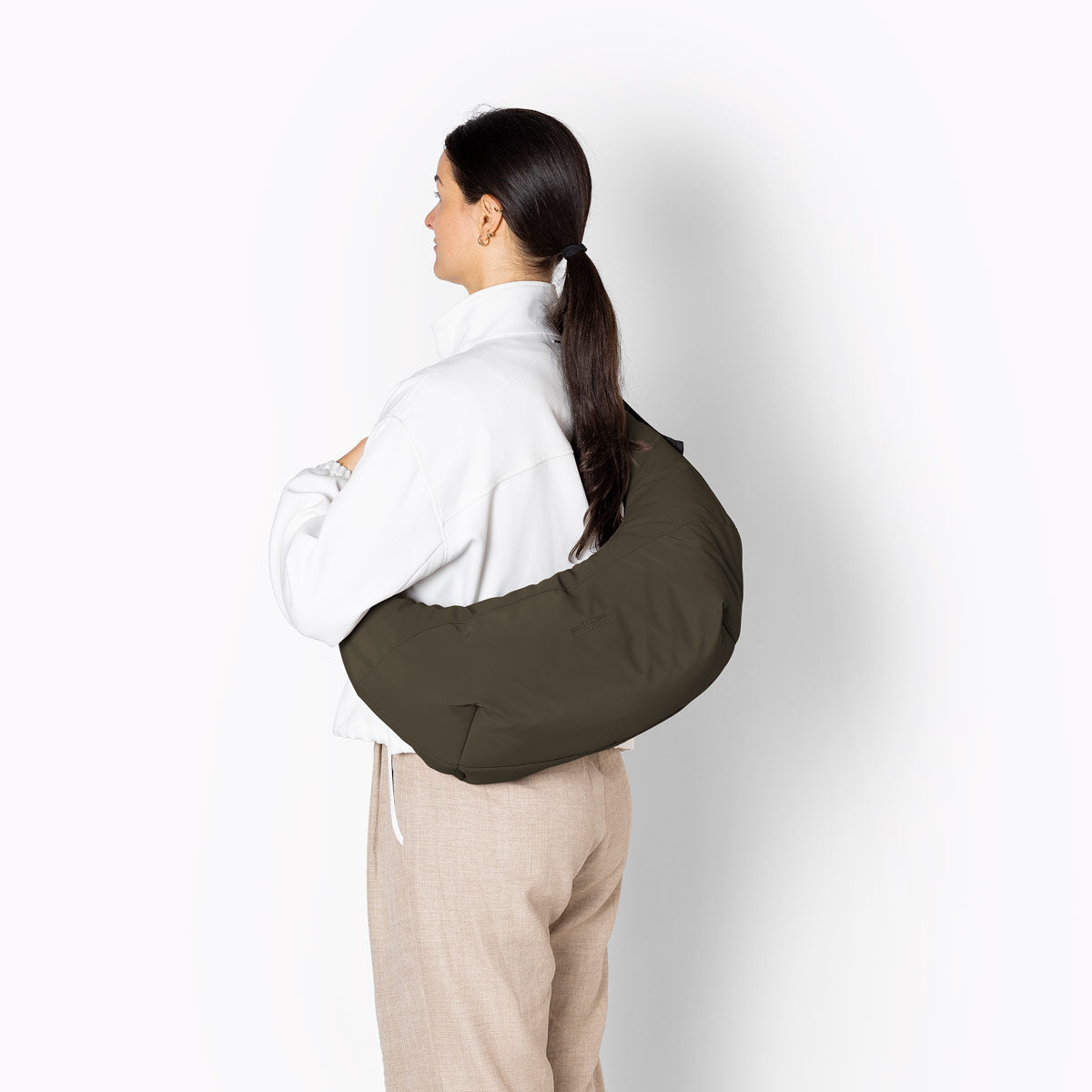Shota Puffy Bag - Olive / Medium