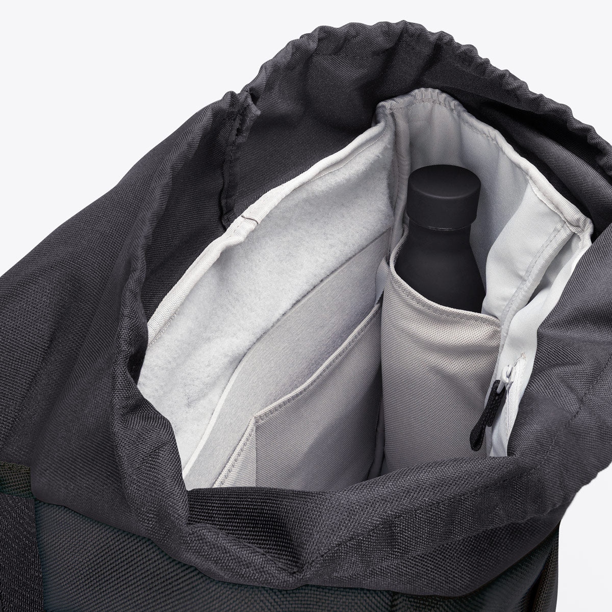 Stellan Flap-Top Backpack - Black