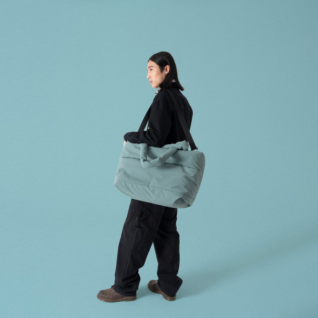 Olivia Puffy Bag - Pine Green / Large