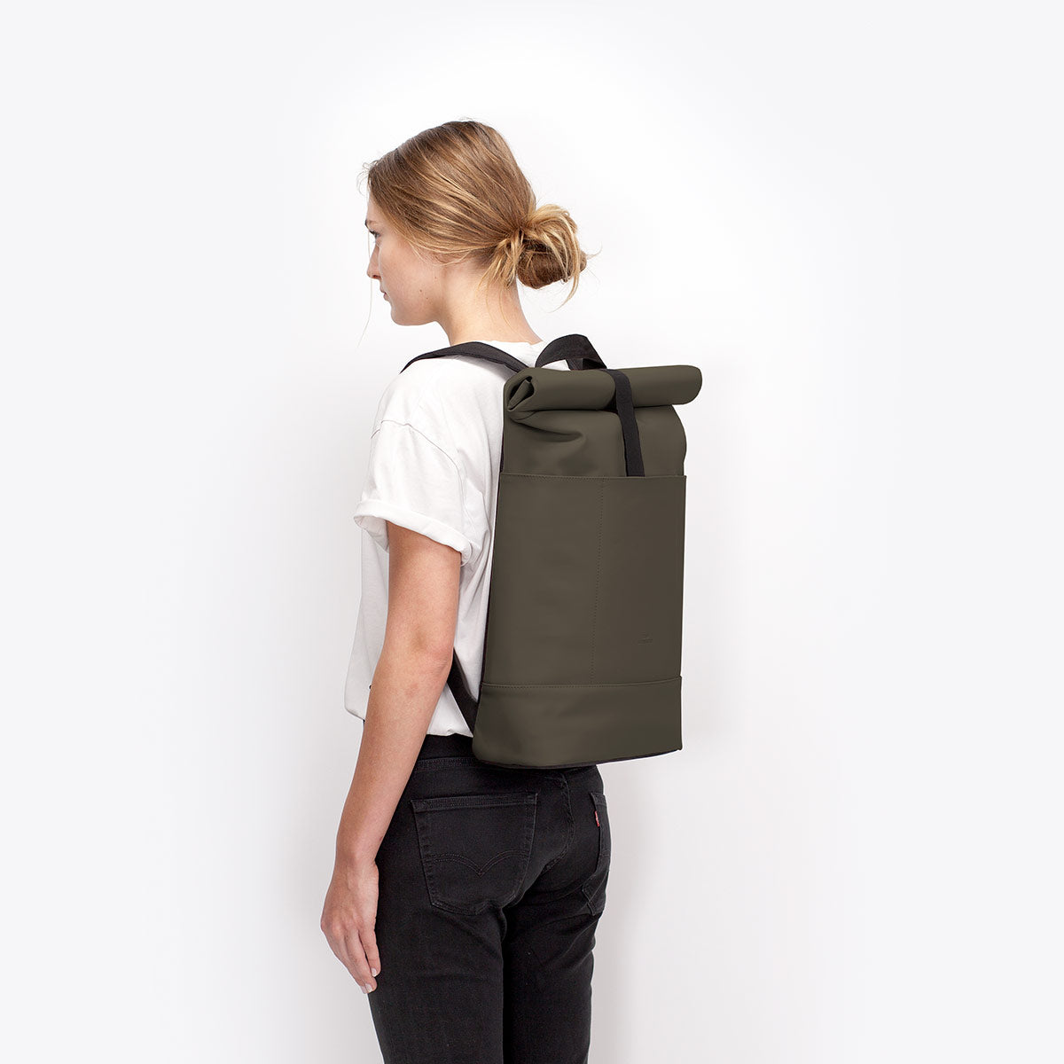 Hajo Roll-Top Backpack - Olive / Medium