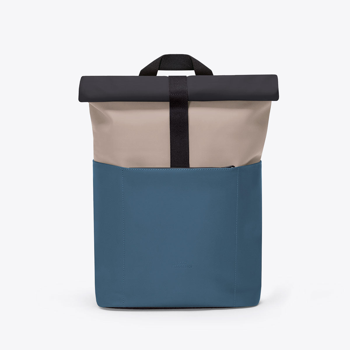 Hajo Roll-Top Backpack - Nude - Petrol / Mini